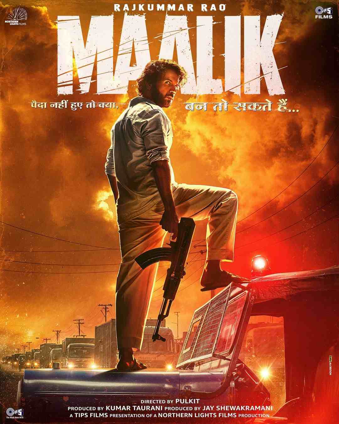 Rajkumar rao maalik poster